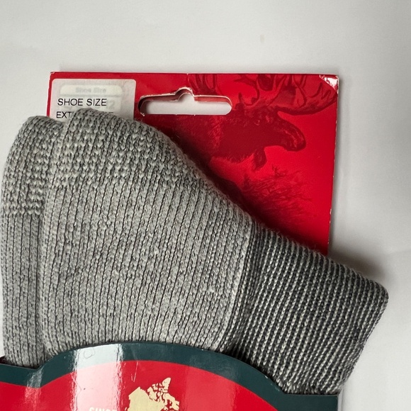 New J.B. Fields Socks Hiking Size XL 13 -15 Gray Merino Wool Hiker GX Canada - Picture 5 of 8